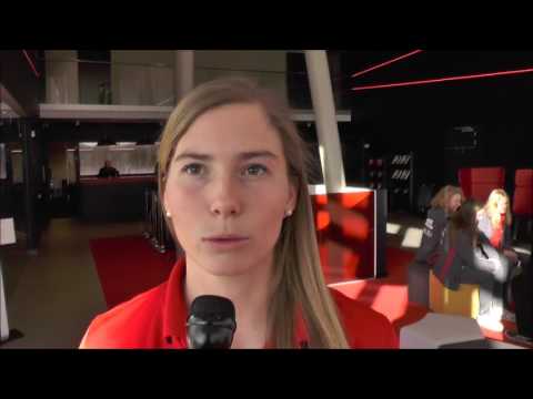 Jana Coryn (Lille OSC) tijdens stage Belgian Red Flames op 18.01.2017