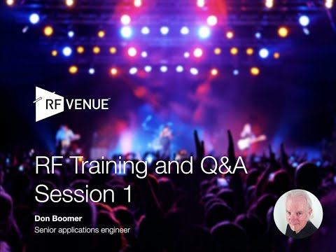 Why Wireless Mics Drop Out - Webinar 1