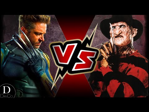 Wolverine VS Freddy Krueger | Marvel Comics | Nightmare on Elm Street | BATTLE ARENA
