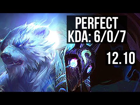 VOLIBEAR vs KINDRED (JNG) | 6/0/7, 3.1M mastery, 700+ games, Dominating | NA Master | 12.10