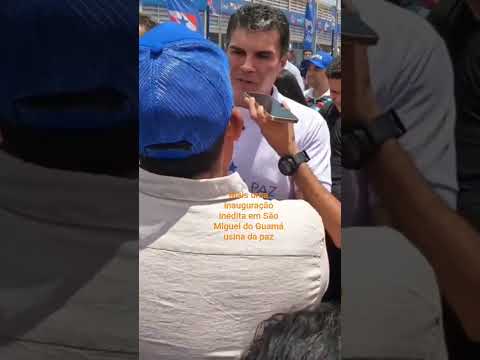 mais uma inauguração inédita em São Miguel do Guamá usina da paz