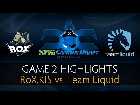 Dota 2 ROX.KIS vS. Liquid - Game 2 and 3 Highlights - The XMG Captains Draft Invitational