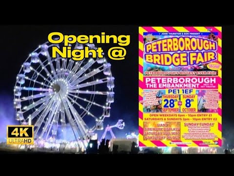Wander About... Peterborough Bridge Fair - Opening Night Vlog -28th Sept '23