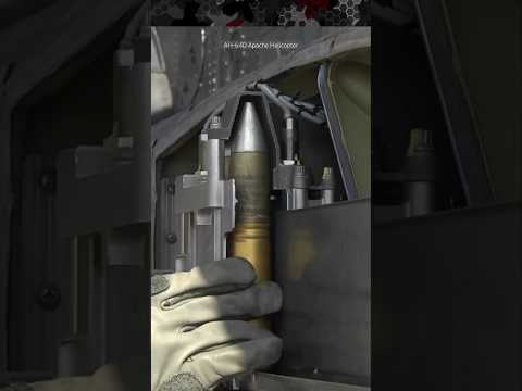 AH-64 Apache Helicopter 30mm Chain Gun Functions Check