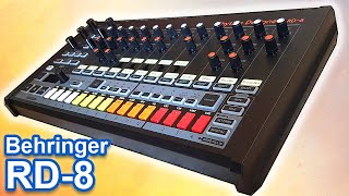 Video thumbnail for BEHRINGER RD-8 - Review, Tutorial & Demo | Analog Drum Machine by synth4ever