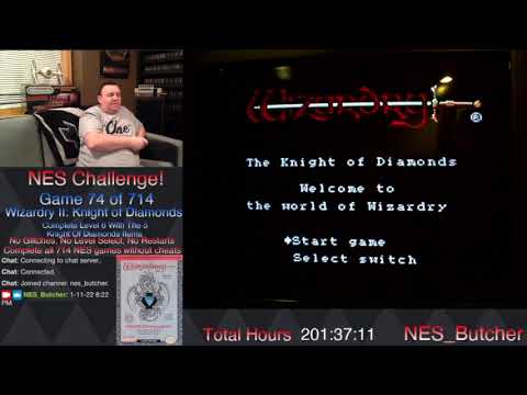 NES CHALLENGE - Wizardry II Knight of Diamonds in 10:38:19 [74/714]