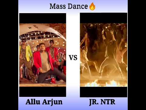Allu arjun vs Jr ntr best dancer challenge #shorts
