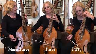 Minus part 2: Play along Jean-Baptiste Forqueray Allemande, Pièce à Trois Violes