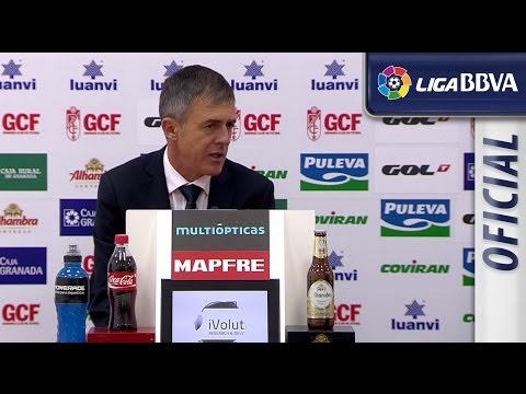 Rueda de Prensa de Alcaraz tras el Granada CF (1-0) Elche CF - HD