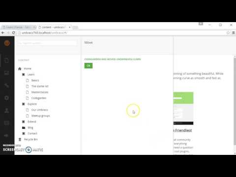 Umbraco 7.4.3 - Move content