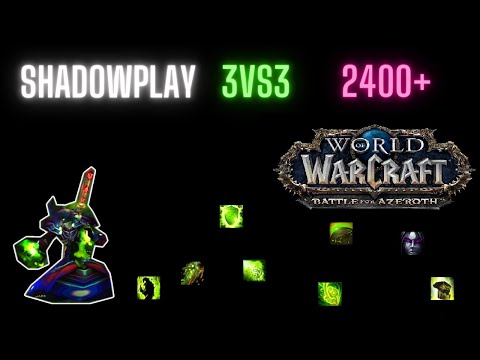 Destro Warlock PoV Arena PvP 3vs3! 2400+ Shadowplay