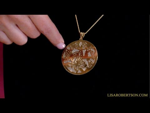 Sparkling Butterfly Pendant