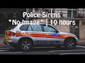 Police Siren's *Black Screen*  | 10 Hours | Sleep Sounds