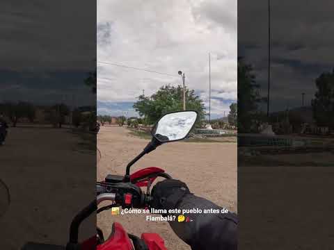 🏜️ ¿Cómo se llama este pueblo antes de Fiambalá? 🤔🏍️