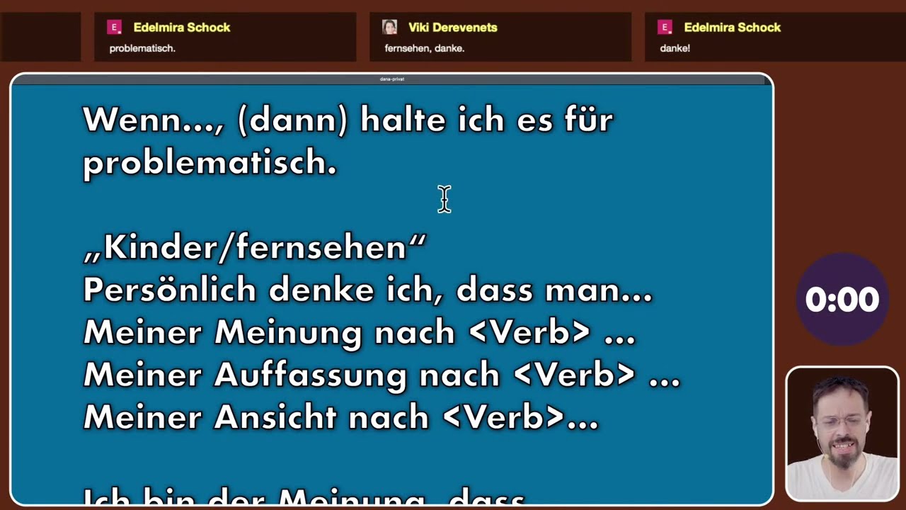012 B2Kurs Der Forumsbeitrag Mein Deutschkurs mit Johannes