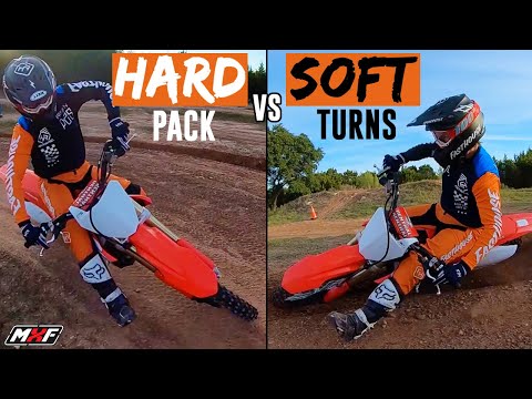 How to Corner on a Dirt Bike - Hard Pack Vs Soft Turns