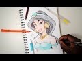 SKETCH SUNDAY #5 How To Draw Princess Jasmine - Aladdin - DeMoose Art