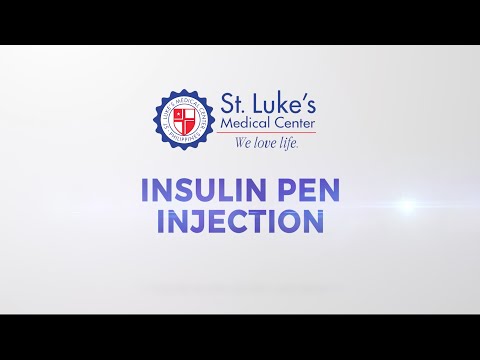 Insulin Pen Injection (English version)