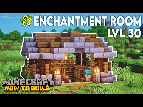 Minecraft: How to Build a Enchanting House - Level 30 Enchanting Room