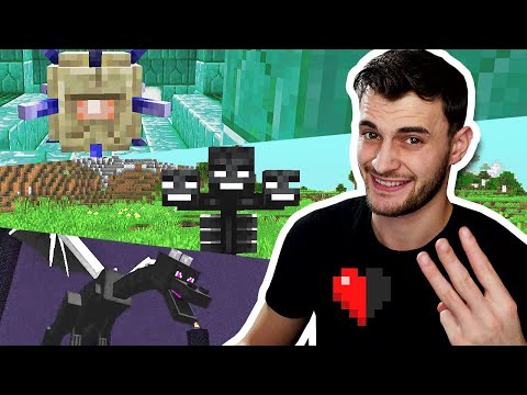 SCONFIGGERE tutti i boss di Minecraft con mezzo cuore (Hardcore)