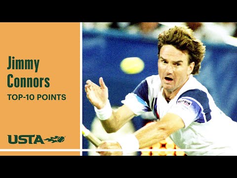 Jimmy Connors | Top-10 Points | US Open