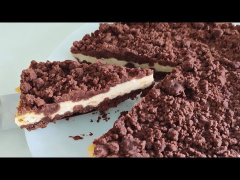 Eggless сhocolate cottage cheese cake. Unusual super easy baked Cheesecake (No Egg, No Gelatine)