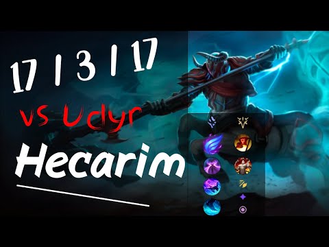 Hecarim Jungle vs Udyr - Challenger Replay KR