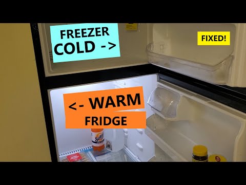 Freezer ICE Cold but Fridge Warm | SOLVED | Frigidaire, Kenmore Refridgerator FIX