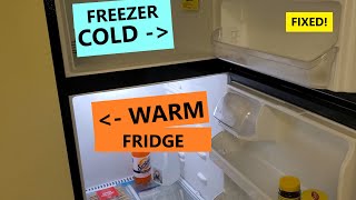 Freezer Ice Cold but Fridge Warm — Solved | Frigidaire, Kenmore Refrigerator Fix