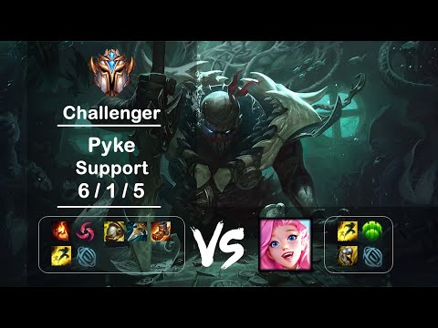 [4K] KR Challenger Support Pyke vs Seraphine Ep.1582