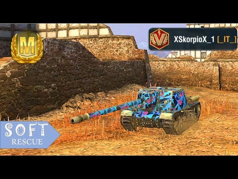 ISU-152: 5800 Damage , 7 Frags (1vs4) - WOT BLITZ -