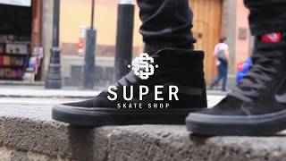 Video thumbnail for Vans SK8 Hi Black by Superskate Shop
