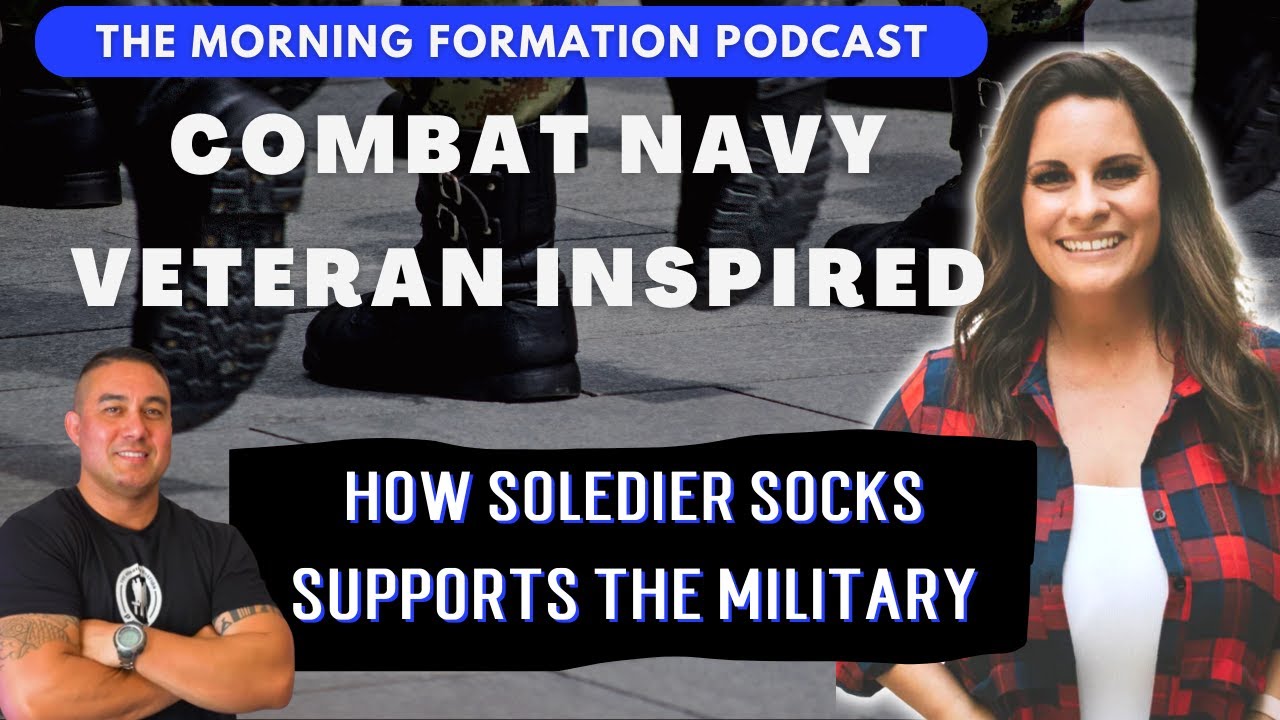 "Soledier Socks"Was Created with Combat Necessity with Founder Elle Rueger and Combat Navy Vet Tommy