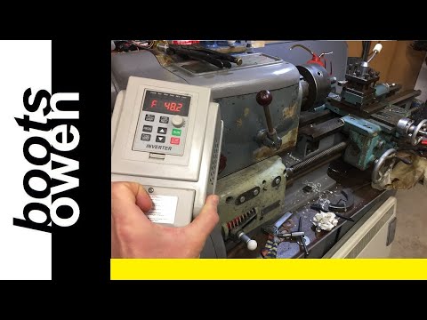 How to run a 3 phase Lathe motor on a VFD | Variable Frequency Drive Inverter | full speed control