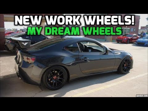 NEW WORK WHEELS FOR MY SUBARU BRZ! (My Dream Wheels)