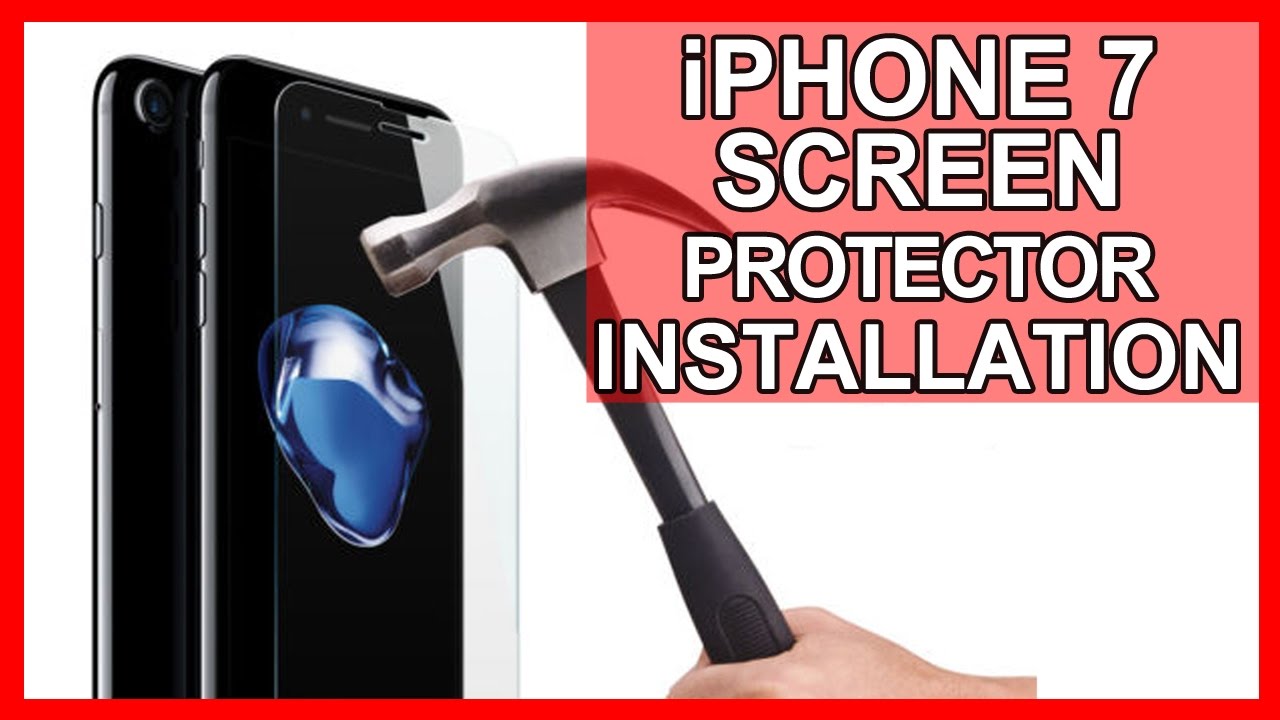 iPhone 7 Screen Protector Installation Directions