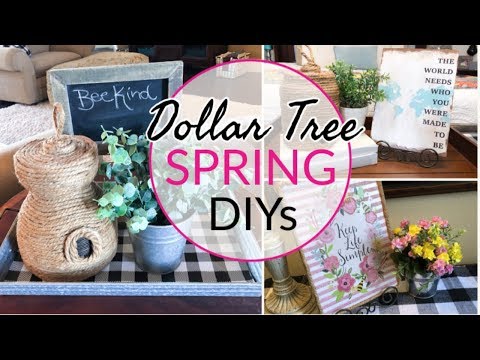 SPRING DECOR DOLLAR TREE DIY Video