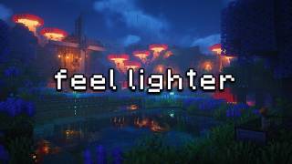everything feels a little lighter here… (minecraft music & rain ambience)