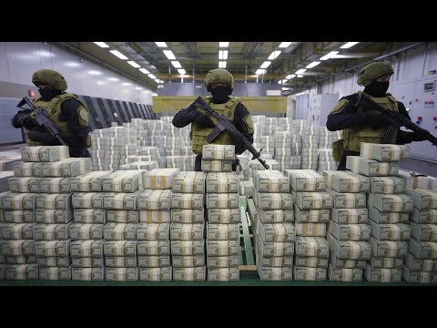 American Money Factory💵: US Dollar Banknotes Production process – How is a dollar made?