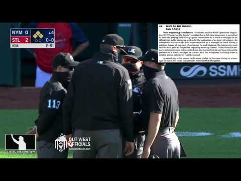 A Rules Interpreter for a Mound Visit in St. Louis - MLB Deems That a Translator is not a Coach