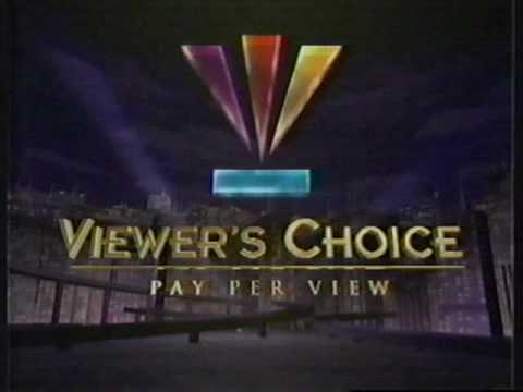 Viewer's Choice Pay Per View About to Begin