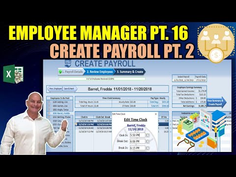 Create Horizontal AND Vertical Tabs in this Excel Employee Manager Part 1