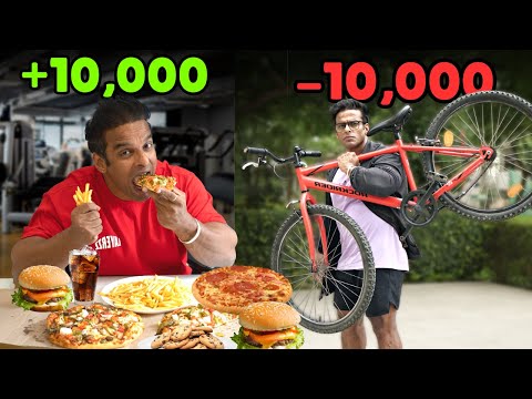 Eating & Burning 10,000 Calories In A Day | Yatinder Singh