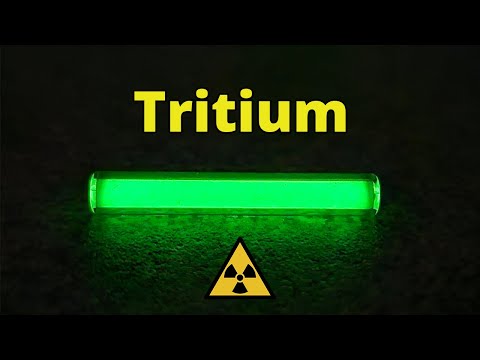 Tritium - radioaktiver Wasserstoff - Radionuklide