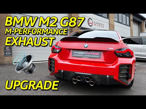BMW M2 G87 M-Performance Exhaust Upgrade - With Before & After Sound!