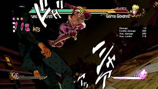 JoJo's All Star Battle: Bruno Bucciarati Move Set - HD
