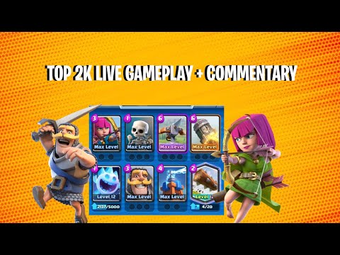 Top 2,000 3.3 Xbow (3.0 with rocket) - Clash Royale Gameplay!