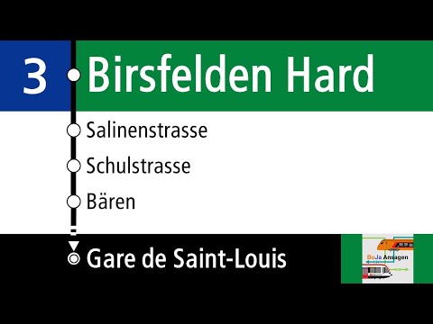 BVB Ansagen I 3 Birsfelden Hard - Gare de Saint-Louis I BoJa Ansagen