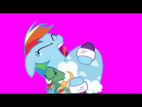 Rainbow Dash Crying Scene 2 - My Little Pony - Green Screen
