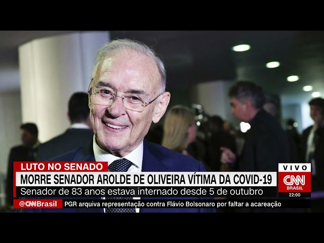 Senador Arolde de Oliveira morre após contrair Covid-19